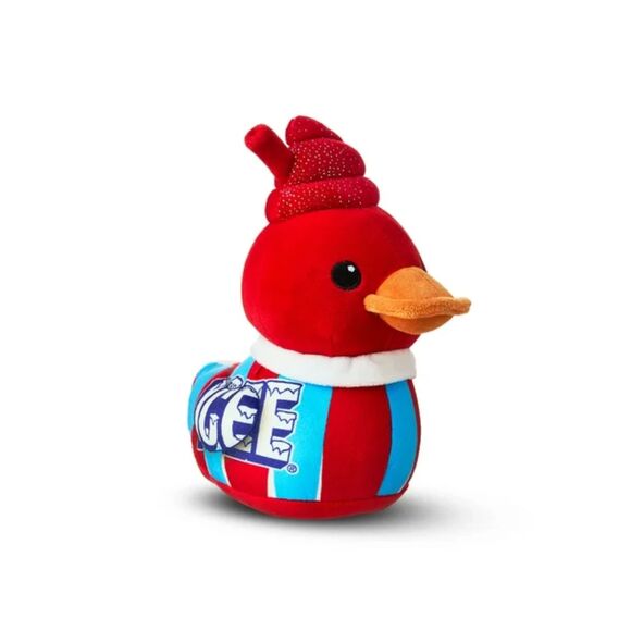 ICEE Fruit Punch Scented Red Duck Plush Small NWT - Picture 2 of 5